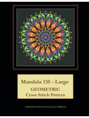 Zemira Independently Published Mandala 135 - Large: Geometric Cross Stitch Pattern