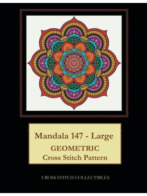 Zemira Independently Published Mandala 147 - Large: Geometric Cross Stitch Pattern