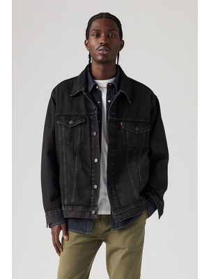Levi's Oversize Denim Ceket - Erkek Günlük Kot Ceket - Klasik Yaka