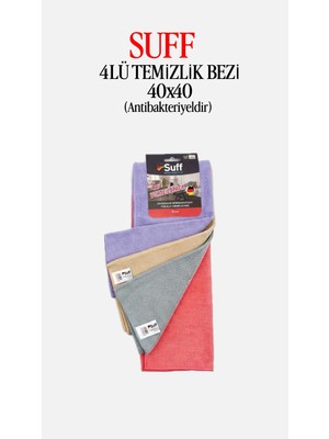 Suff 4lü Temizlik Bezi 40X40