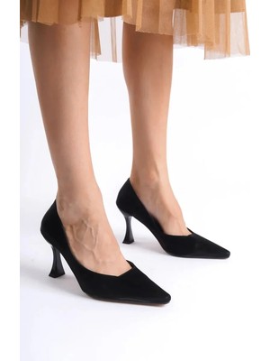 Kadın Siyah Saten Stiletto TR08MS27D