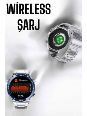 Store Akıllı Saat Yeni Nesil 2024 Model Metal Kordonlu Bluetooth Bağlantılı