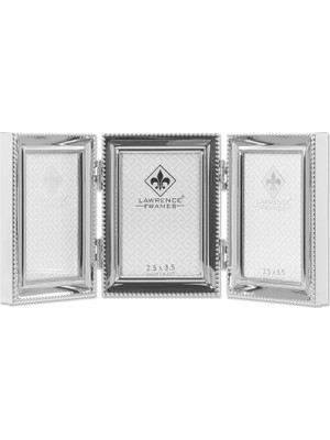 Store Lawrence Metal Çerçeve, 2,5 x 3,5 Cm, 3 Adet, Gümüş Rengi