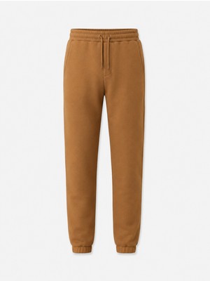 Xint Erkek Camel Pamuk Dokulu Regular Fit Sweat Pantolon