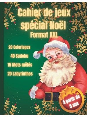 Zemira Independently Published Cahier De Jeux Spécial Noël 82 Pages: Format Xxl, Cahier D'exercices, Color