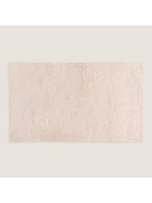 Zemira Chakra Bamboo Solid Banyo Paspası 60X100 cm Pudra