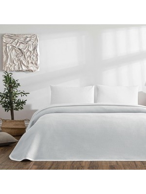 Zemira Linens Bsp Çift Kişilik Pike Gri