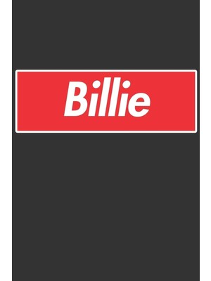 Zemira Billie: Billie Planner Calendar Journal, Personal Named Firstname Or Surname For Someone C