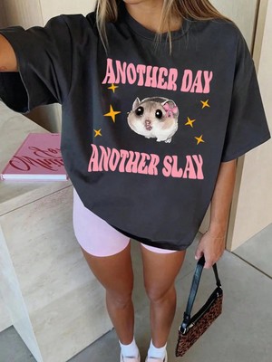 Genosha Another Day Another Slay Baskılı Çocuk Tshirt Tişört 100% Pamuk