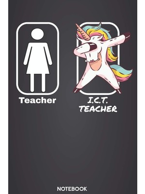 Zemira Teacher - I.c.t. Teacher Notebook: 6'x9' 120 Blank Pages - Calendar Journal | Christmas Present, Bi