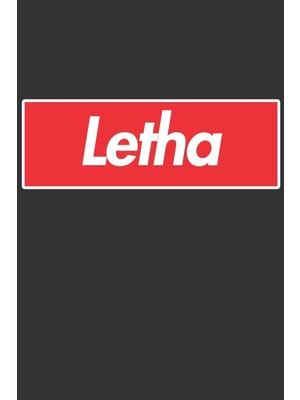 Zemira Letha: Letha Planner Calendar Journal, Personal Named Firstname Or Surname For Someone Cal