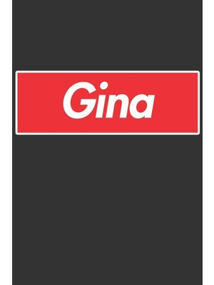 Zemira Gina: Gina Planner Calendar Journal, Personal Named Firstname Or Surname For Someone Calle