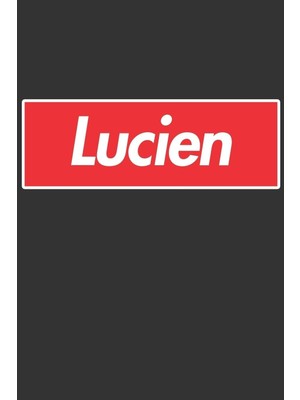 Zemira Lucien: Lucien Planner Calendar Journal, Personal Named Firstname Or Surname For Someone C