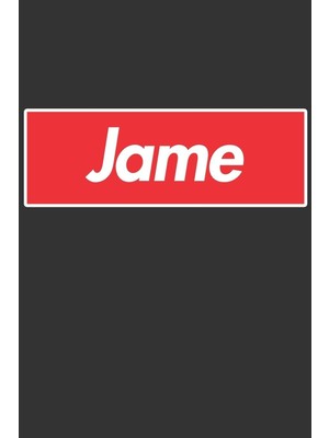 Zemira Jame: Jame Planner Calendar Journal, Personal Named Firstname Or Surname For Someone Calle