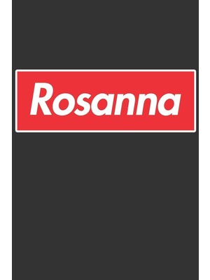 Zemira Rosanna: Rosanna Planner Calendar Journal, Personal Named Firstname Or Surname For Someone