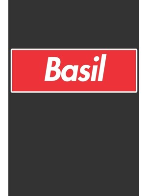 Zemira Basil: Basil Planner Calendar Journal, Personal Named Firstname Or Surname For Someone Cal