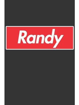 Zemira Randy: Randy Planner Calendar Journal, Personal Named Firstname Or Surname For Someone Cal