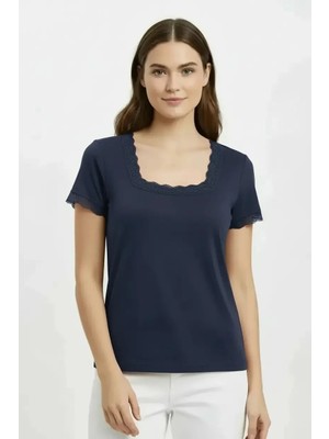 Nazzain Kare Yaka Dantelli Crop