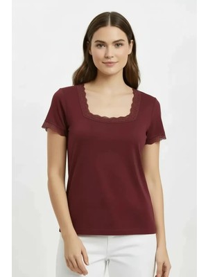 Nazzain Kare Yaka Dantelli Crop