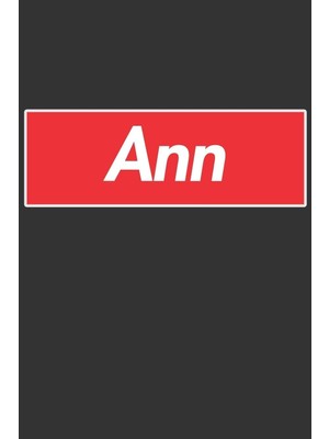 Zemira Ann: Ann Planner Calendar Journal, Personal Named Firstname Or Surname For Someone Called