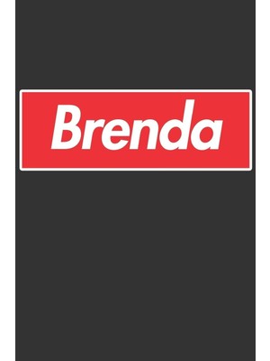 Zemira Brenda: Brenda Planner Calendar Journal, Personal Named Firstname Or Surname For Someone C