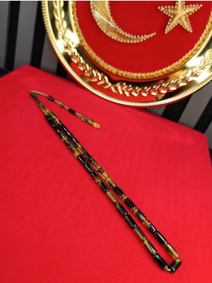 Anemore Collection Ithal Toz Kehribar Tesbih Kesme Kesim Özel Ölçü