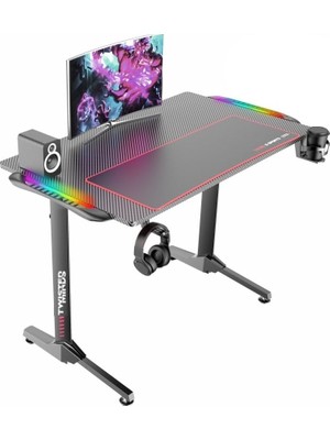 Zemira Twisted Minds T Design TM-T-1060-RGB Karbon Fi̇ber E-Spor Masasi