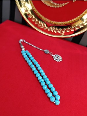 Anemore Collection Firuze Taşı Tesbih Doğaltaş Halil Koçak Usta Yapımı