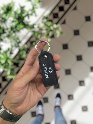 Visso 1020 Hakiki Deri Isme - Kişiye Özel Anahtarlık