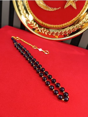 Anemore Collection Ateş Kehribar Tesbih Vip Serisi Kayu Lacivert Renk