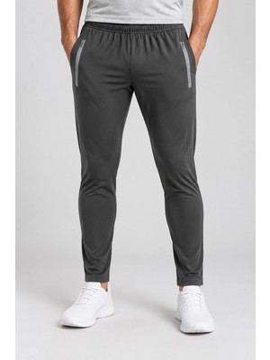 New Performance UNC0320 Eşofman Altı Cep Fermuarlı Likrarlı Polyester