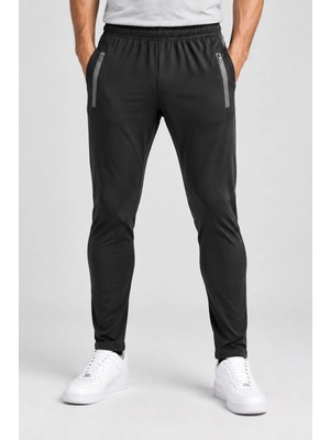 New Performance UNC0320 Eşofman Altı Cep Fermuarlı Likrarlı Polyester