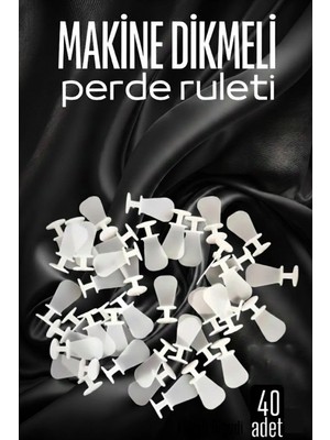 Pileli Store Makine Dikmeli Perde Düğmesi Perde Ruleti Perde Düğmesi 40 Adet