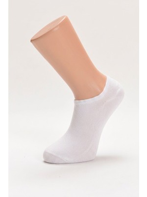 Dore Erkek Naturel Fiber Sneaker Çorap - Beyaz