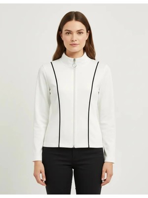 Nazzain Biye Detay Dar Kesim Sweatshirt