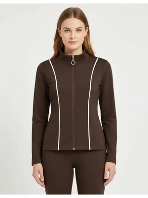 Nazzain Biye Detay Dar Kesim Sweatshirt