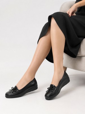 Ern Shoes Kadın Topuk Jelli Yumuşaki Ç Tabanlıklı Günlük Ayakkabı