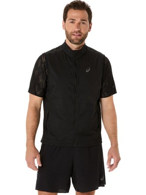 Asics Metarun Packable Gilet Erkek Siyah Yelek 2011C980-001