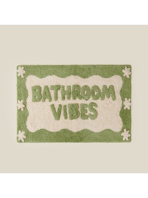 Evidea Soft Vibe Tufting Banyo Paspası - Ekru - 50X80 cm