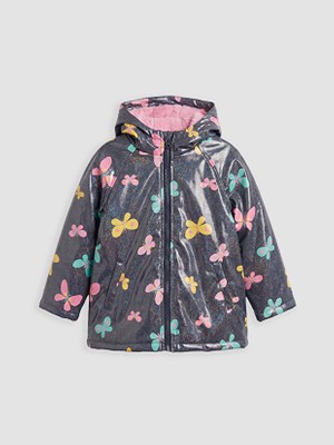 Lcw Kids Lacivert I Pelüş Astarlı Kız Çocuk Mont
