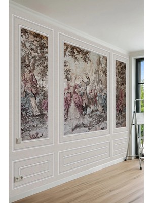 Dreamwall Fransız Goblen Sanatı Neoklasik Temalı Tek Parça Tekstil Duvar Kağıdı