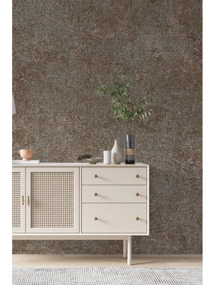 Dreamwall Minimalist Bohem Doku Desenli Tek Parça Tekstil Duvar Kağıdı