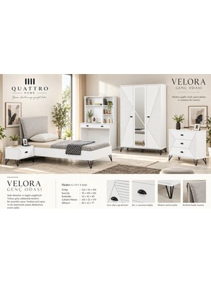 Quattro Home Velora Genç Odası Takımı