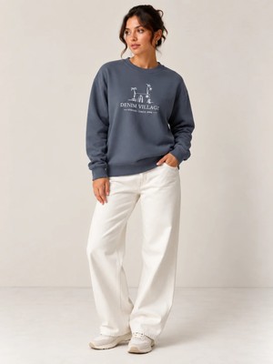 Vigoss Jeans VİGOSS BASKILI  KADIN  SWEATSHIRT 14115-30112