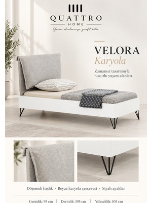 Quattro Home Velora Tek Kişilik Karyola