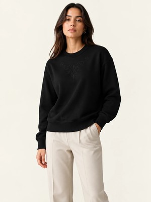 Vigoss Jeans VİGOSS NAKIŞLI  KADIN  SWEATSHIRT 14093-30112