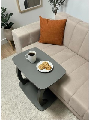 Maison Luré Yan Sehpa Imoka Çiftli Büyük Boy C Sehpa 60X40X60 cm Koltuk Yanı Sehpa