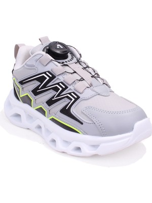 Vicco Aleda 346F26K142 Gri Ortopedik Erkek Çocuk Spor Ayakkabı