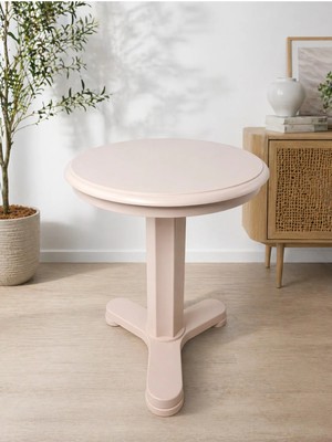 Maison Luré Yan Sehpa Ahşap Kahve Sehpası 53 cm