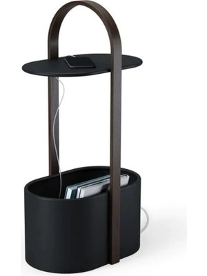Maison Luré Yan Sehpa Belwood Siyah 30 x 28 x 72 cm